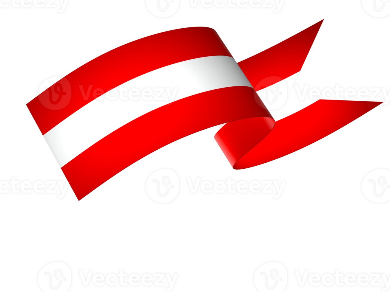 Austria flag element design national independence day banner ribbon png