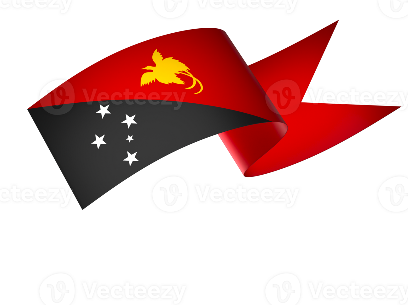 Papoea nieuw Guinea vlag element ontwerp nationaal onafhankelijkheid dag banier lint PNG