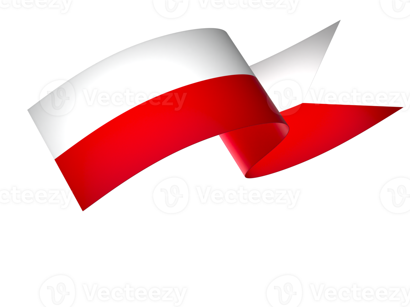 Poland flag element design national independence day banner ribbon png