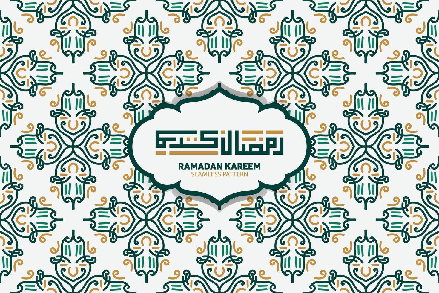 Ramadan Kareem. Islamic greeting card template with ramadan for wallpaper design. Poster, media banner. vector