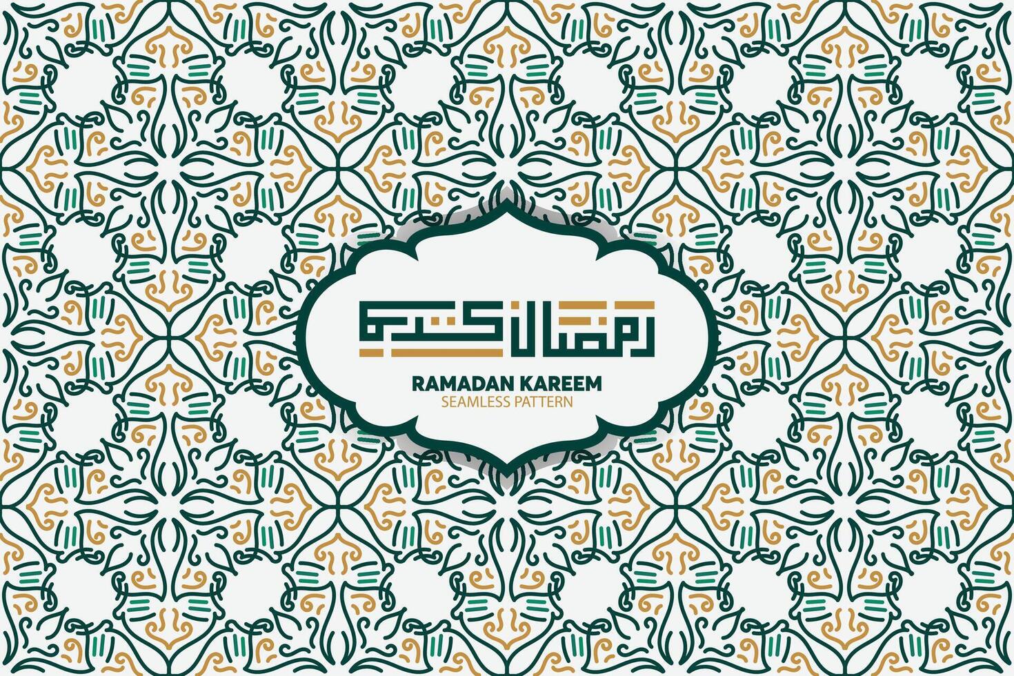 Ramadan Kareem. Islamic greeting card template with ramadan for wallpaper design. Poster, media banner. vector