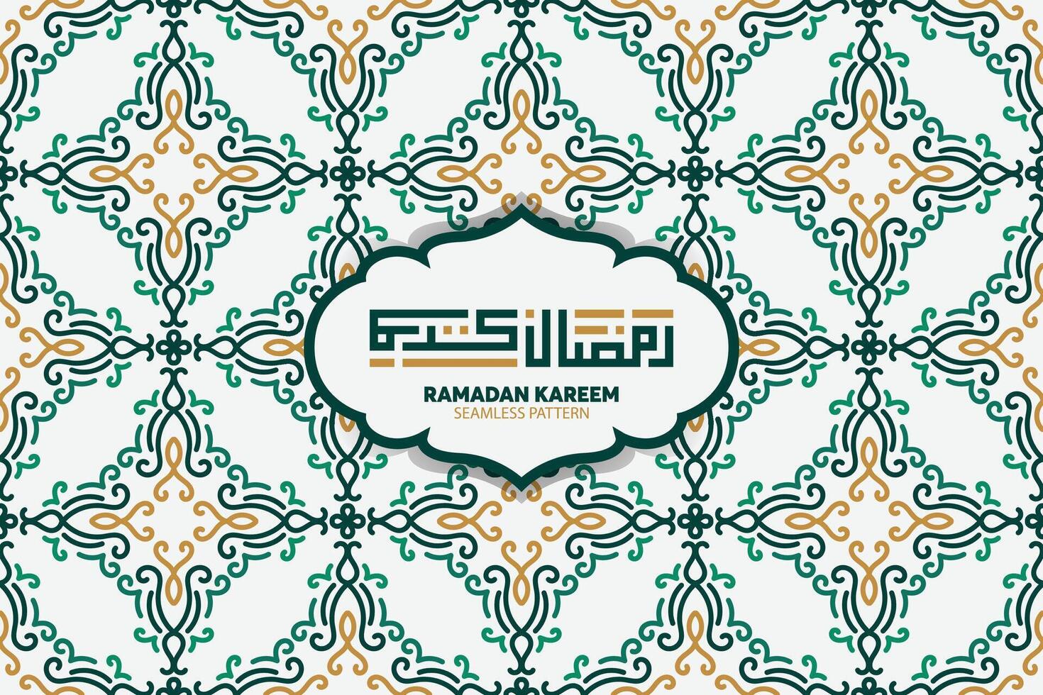 Ramadan Kareem. Islamic greeting card template with ramadan for wallpaper design. Poster, media banner. vector