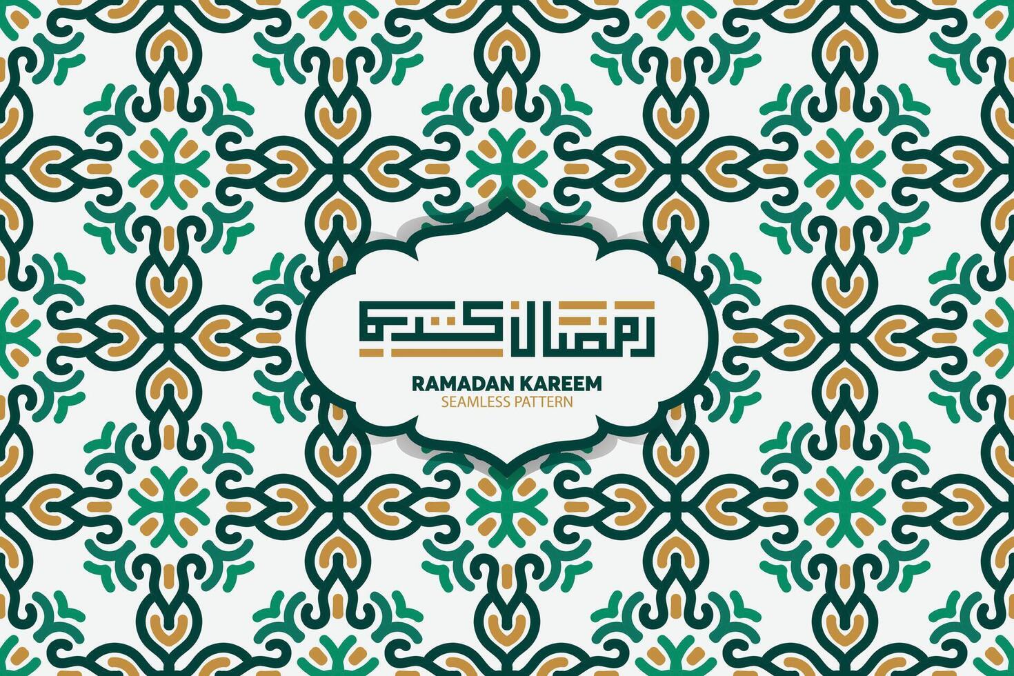 Ramadán kareem islámico saludo tarjeta modelo con Ramadán para fondo de pantalla diseño. póster, medios de comunicación bandera. vector