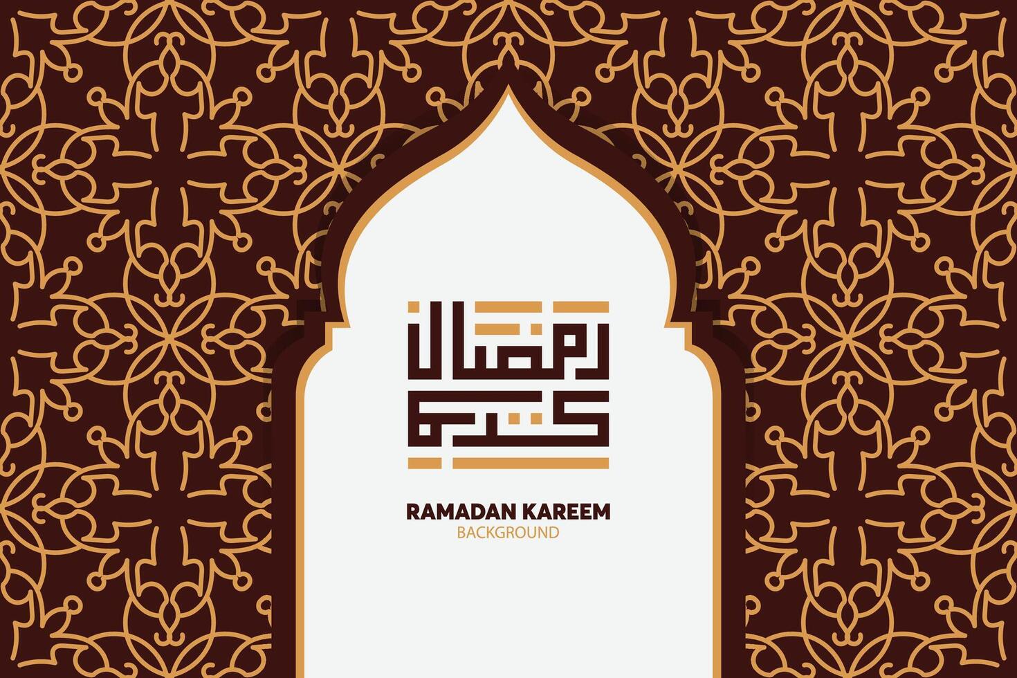 Ramadán kareem islámico saludo tarjeta modelo con Ramadán para fondo de pantalla diseño. póster, medios de comunicación bandera. vector ilustraciones.