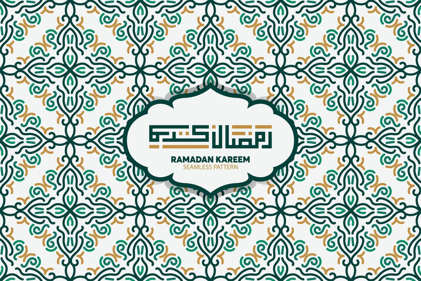 Ramadan Kareem. Islamic greeting card template with ramadan for wallpaper design. Poster, media banner. vector