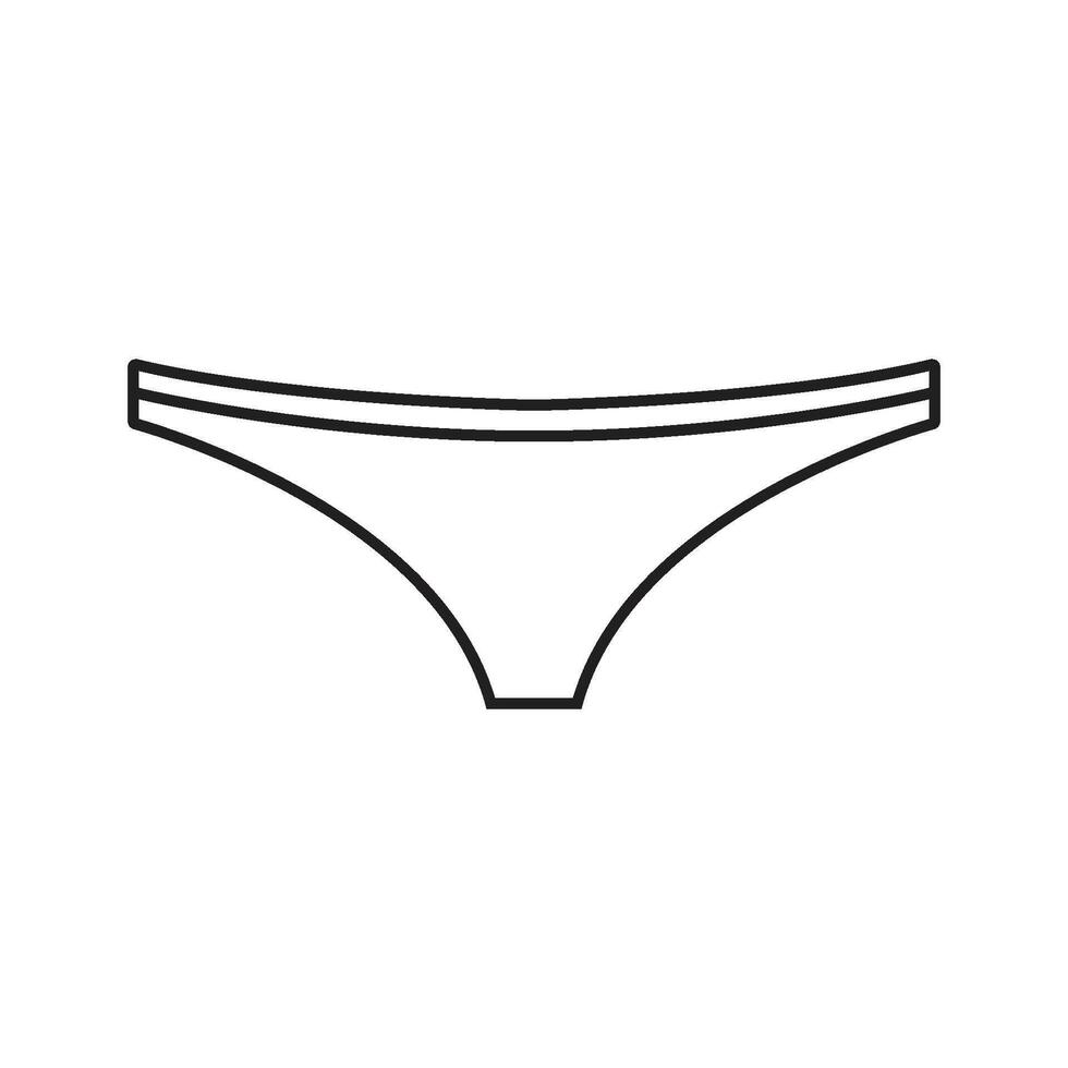 panties icon vector