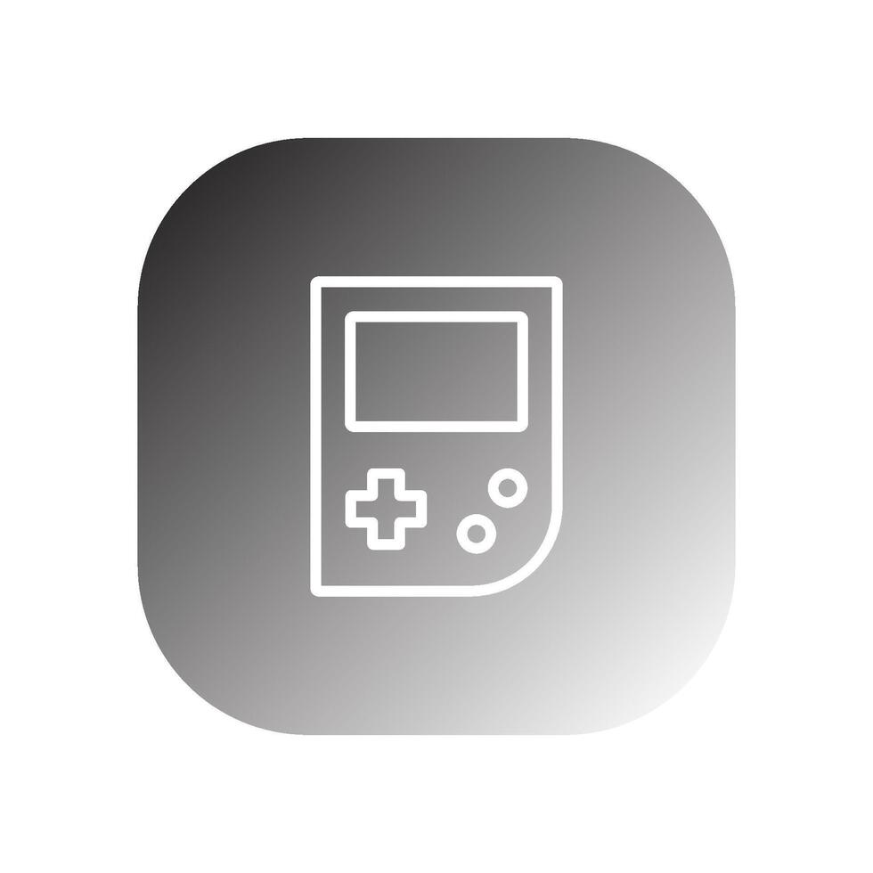 gameboy icon vector