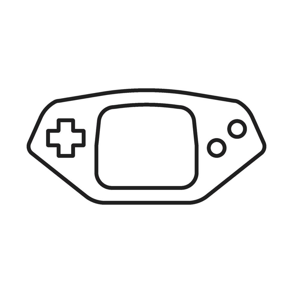 gameboy icon vector