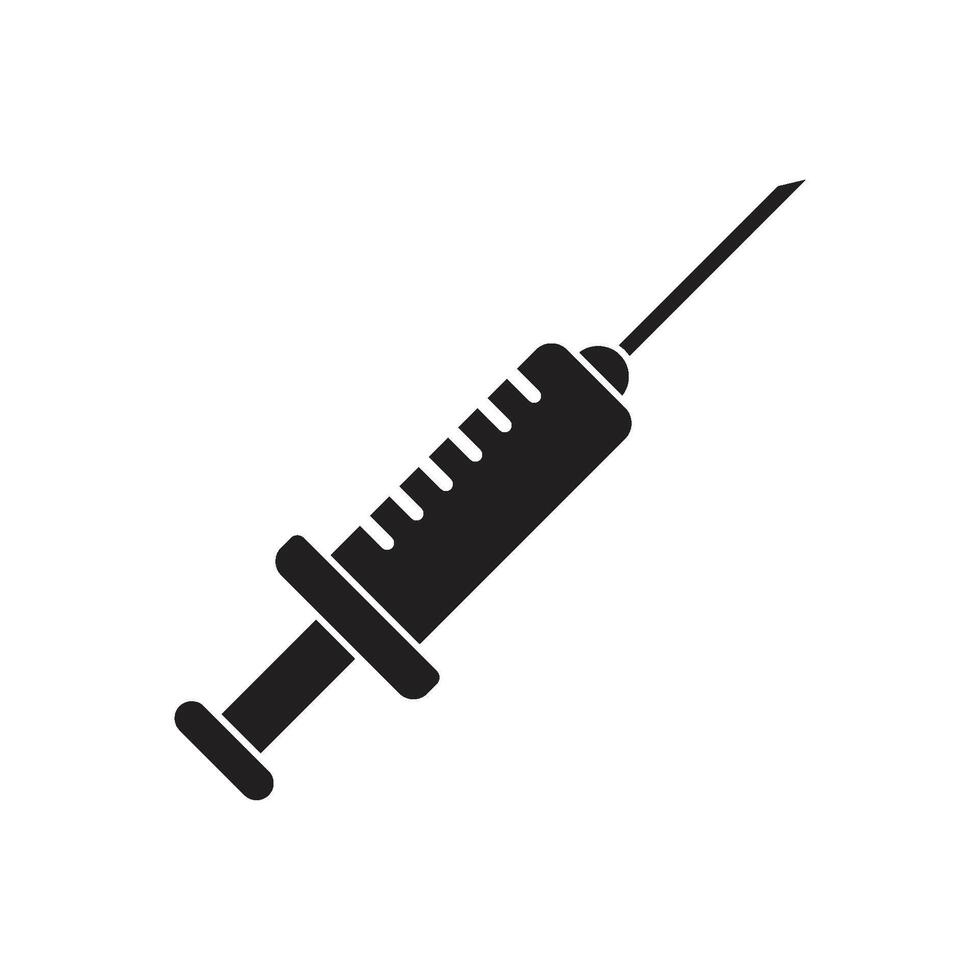 injection vial icon vector