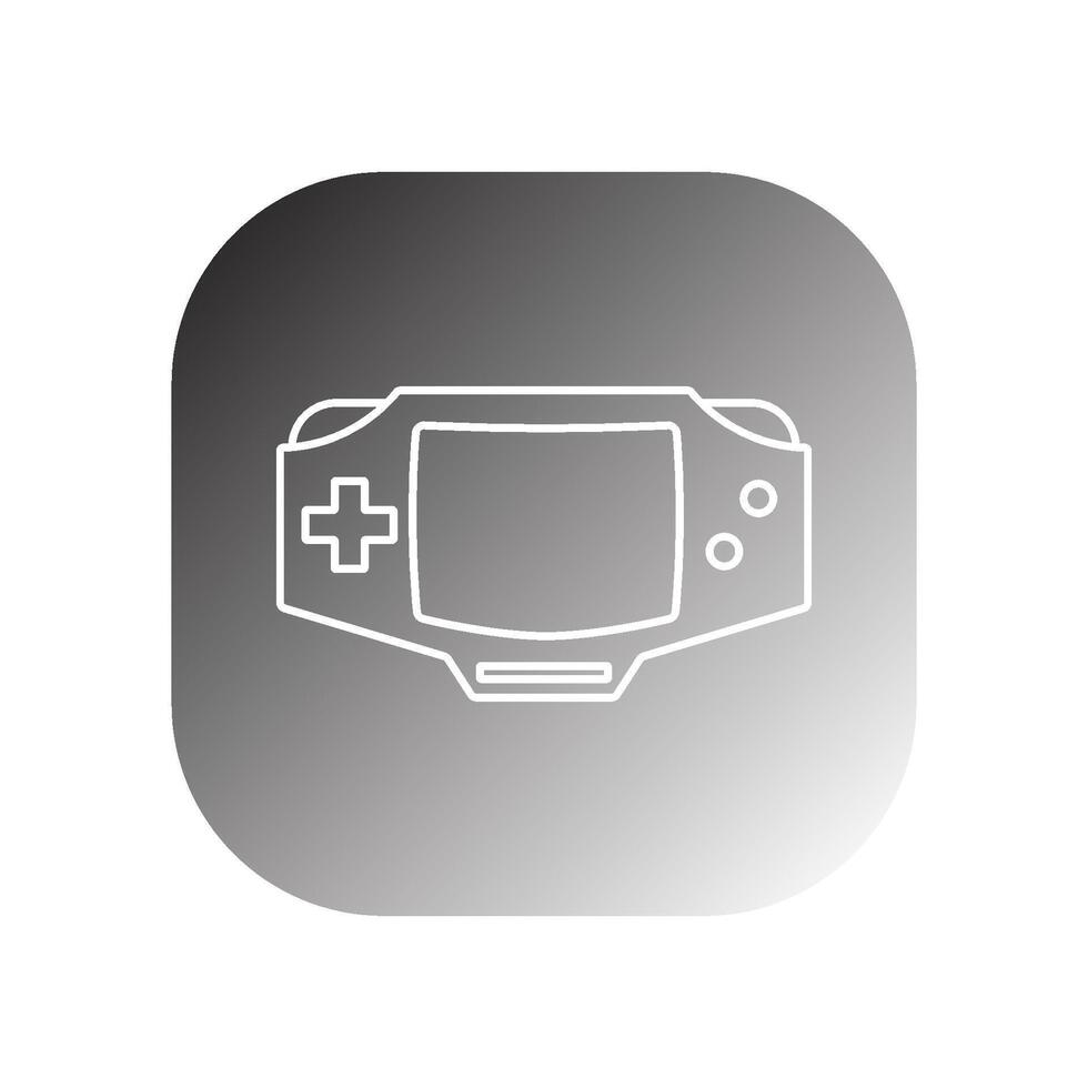 gameboy icon vector