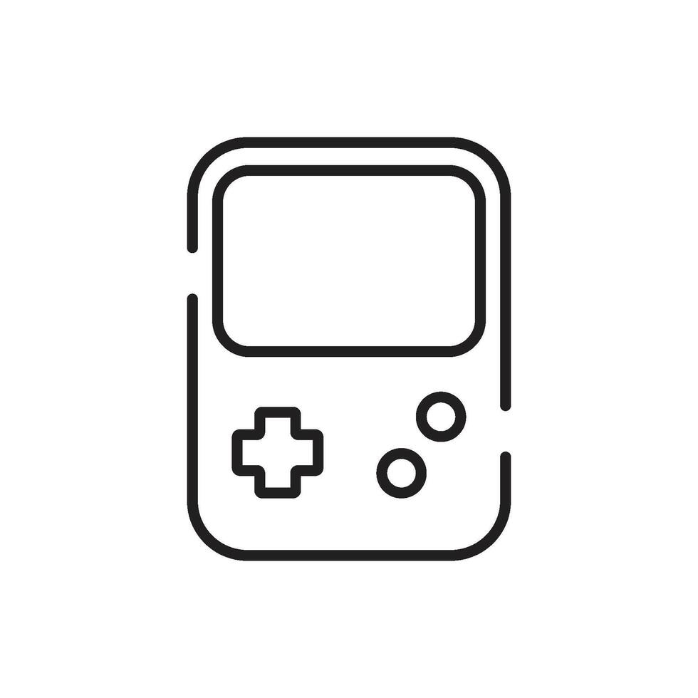 gameboy icono vector