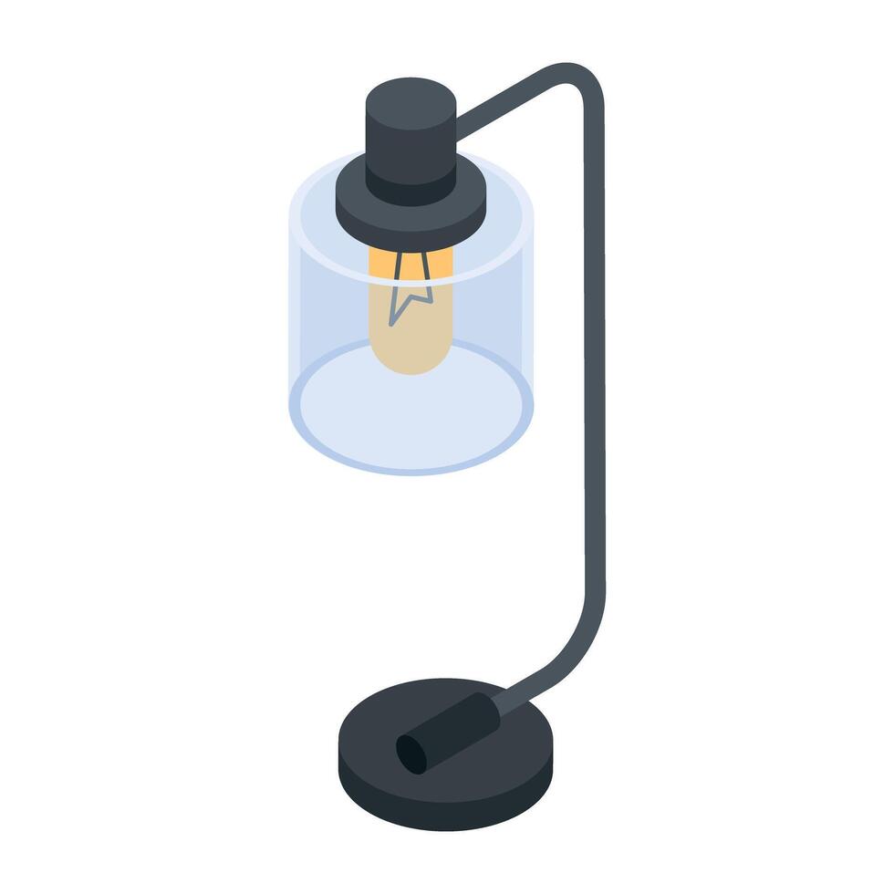 Modern Furniture Isometric Icon vector
