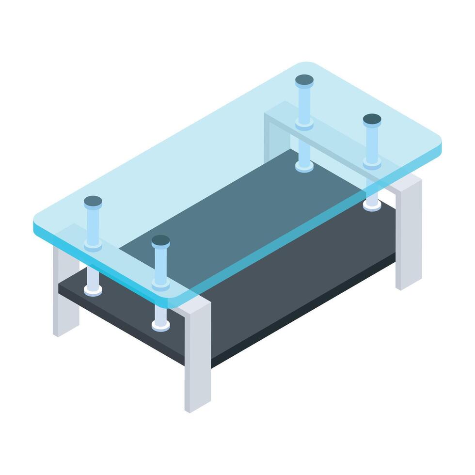 Depicting Workspace Furniture vector