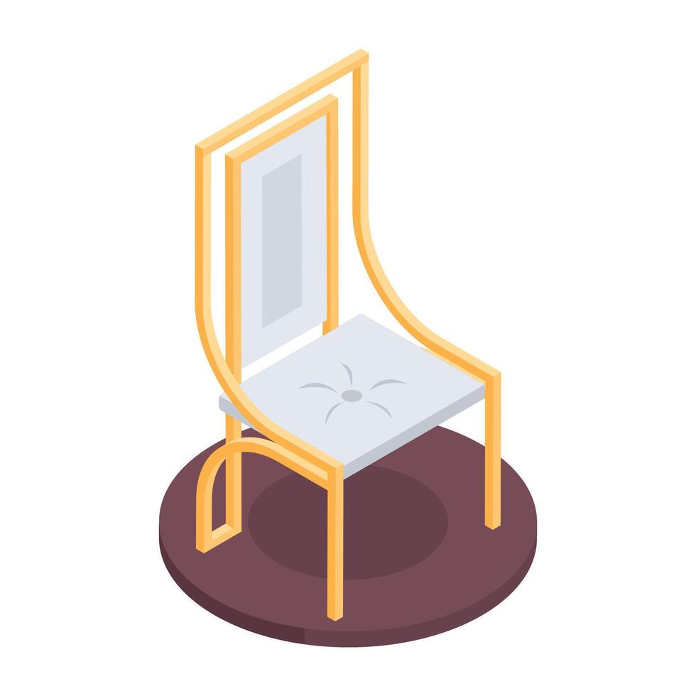Depicting Wooden Furniture vector