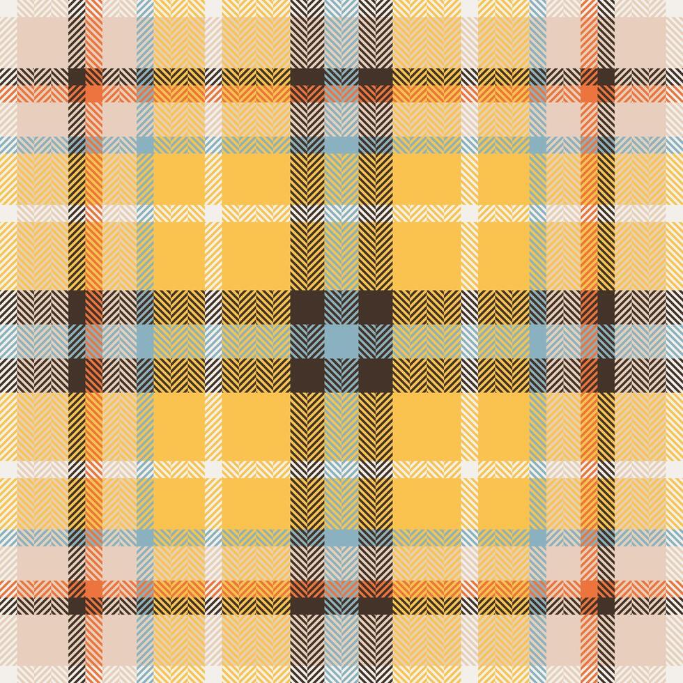 Plaid check pattern. Seamless fabric texture. Tartan textile print. vector