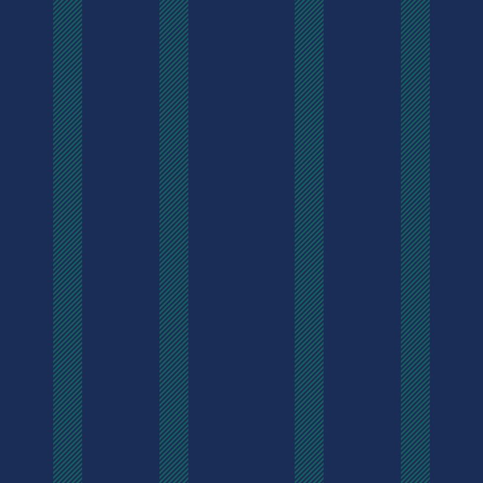 Vertical lines stripe pattern in blue. Vector stripes background fabric texture. Geometric striped line seamless abstract design.