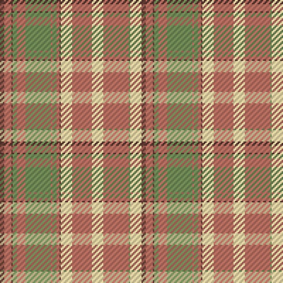 Seamless pattern of scottish tartan plaid. Repeatable background with check fabric texture. Vector backdrop striped textile print.