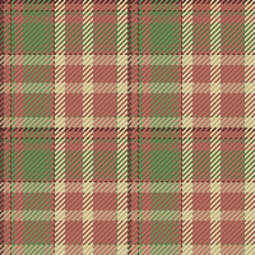 Seamless pattern of scottish tartan plaid. Repeatable background with check fabric texture. Vector backdrop striped textile print.