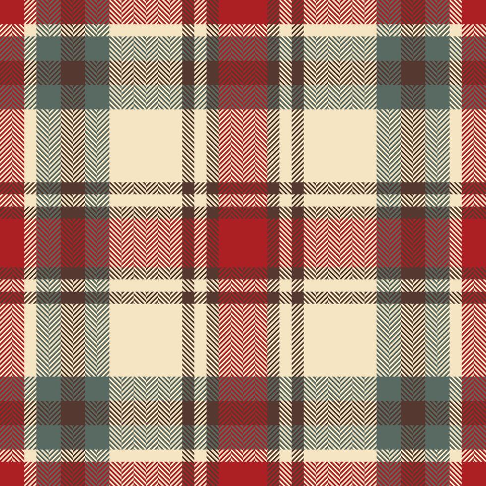 Plaid check pattern. Seamless fabric texture. Tartan textile print. vector