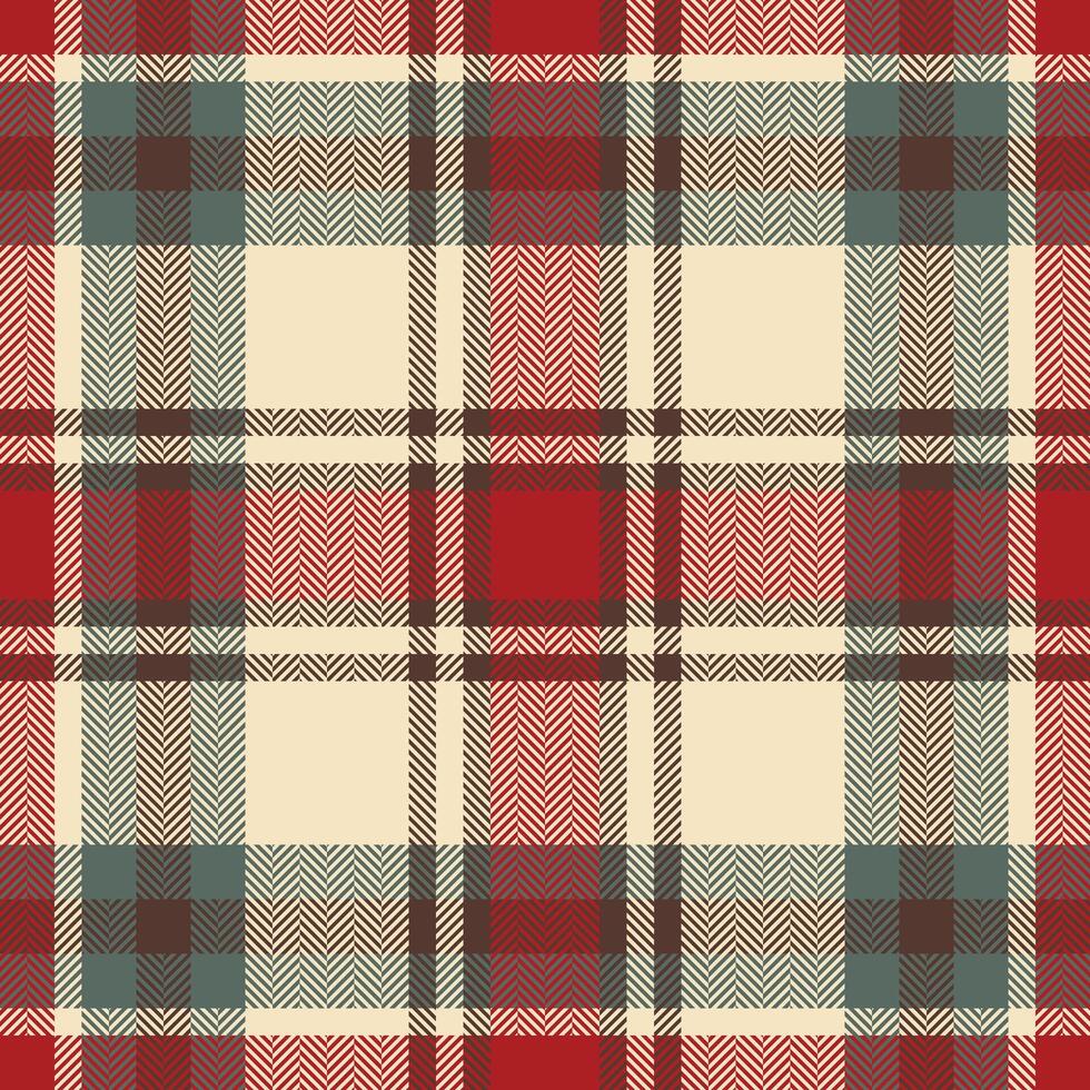 Plaid check pattern. Seamless fabric texture. Tartan textile print. vector