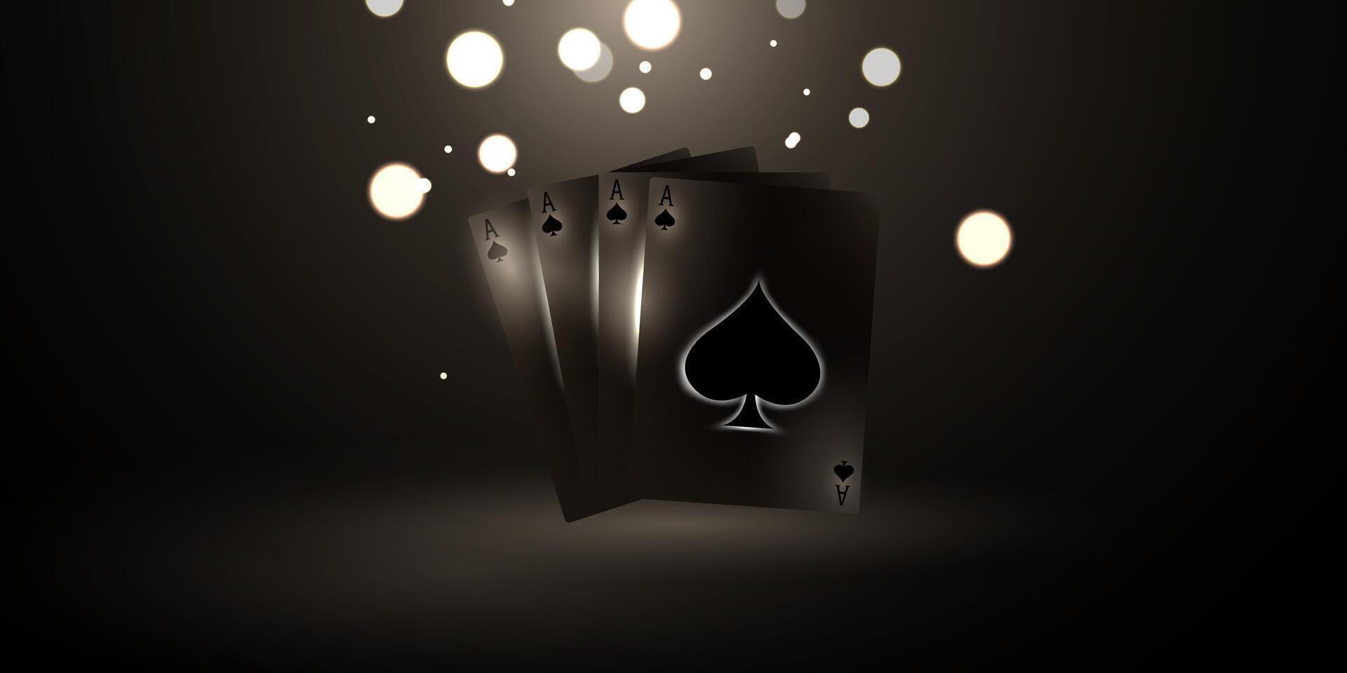 casino background vector illustration for gambling poster banner elegant design