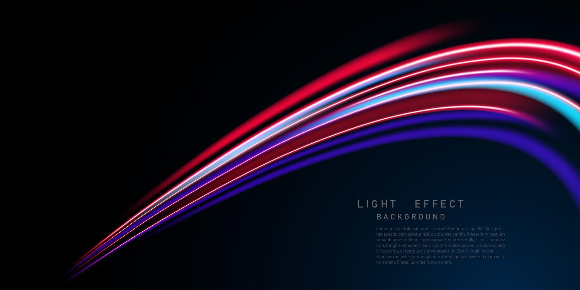 beautiful light speed line background on black background abstract design vector illustration