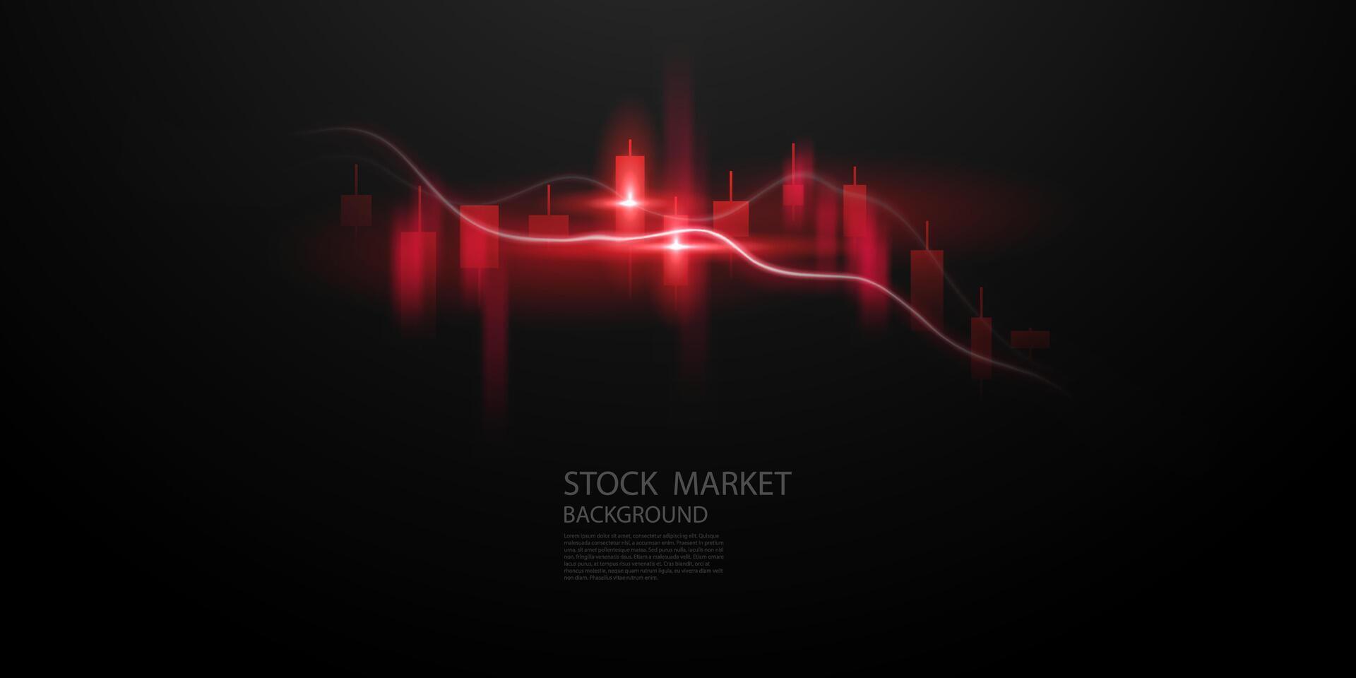 business vector illustration design Stock market charts or Forex trading charts for business and finance ideas.