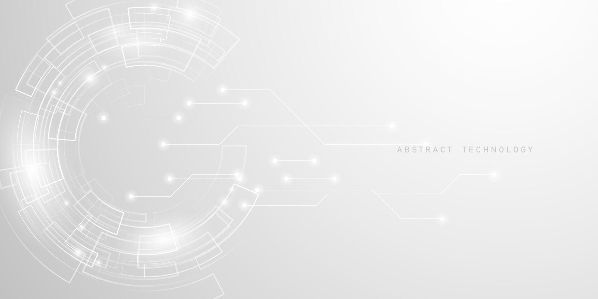 white abstract technology background modern design vector illustration