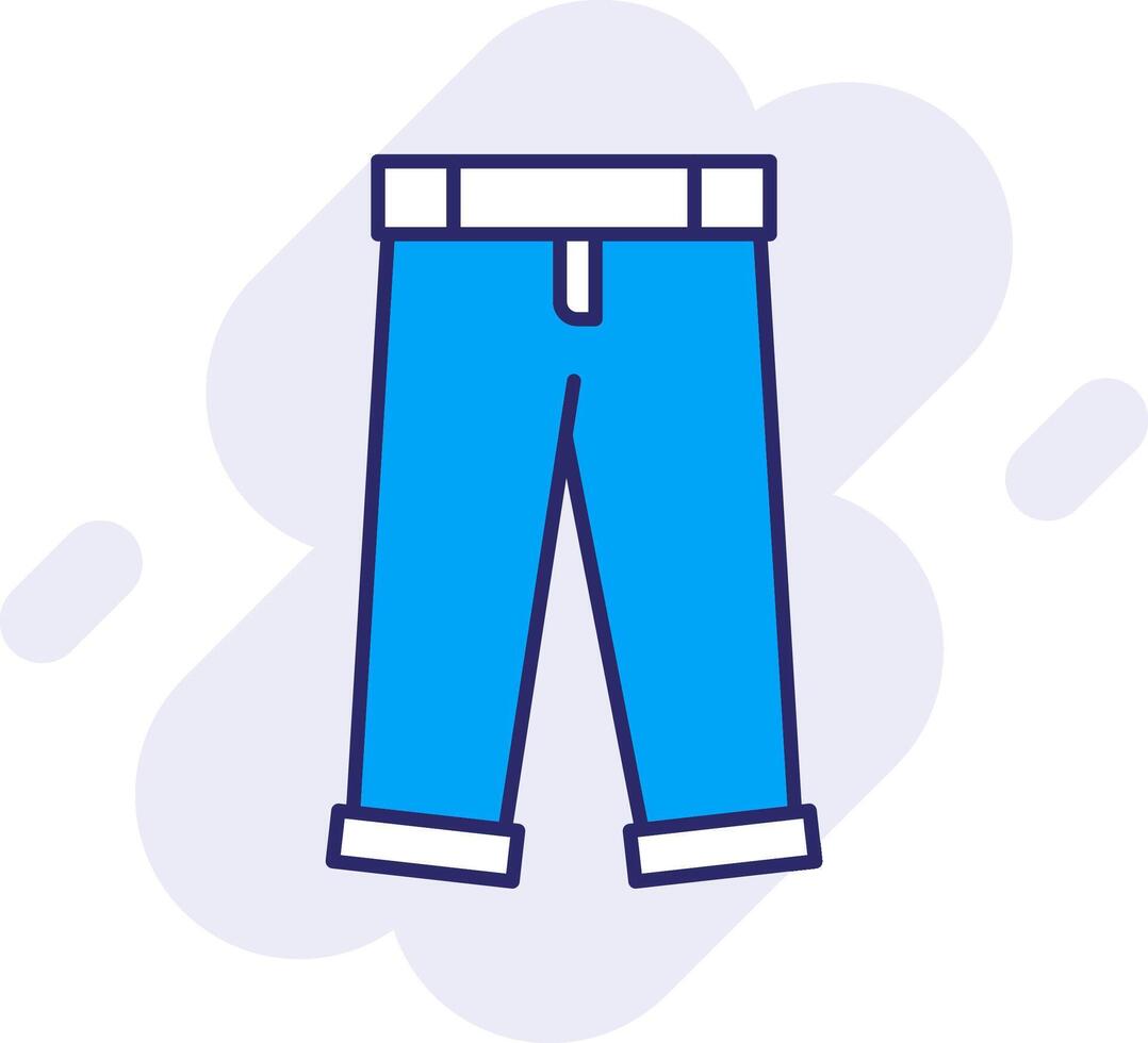 Pants Line Filled Backgroud Icon vector