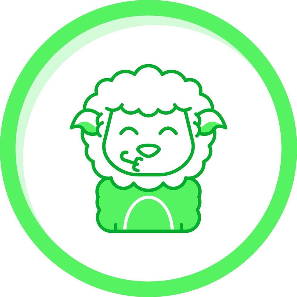 Congratulation Green mix Icon vector