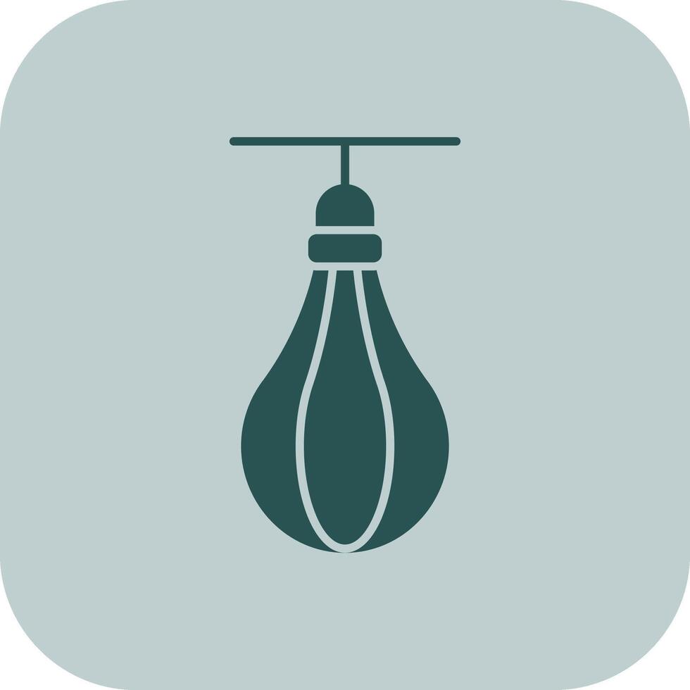 Speed Bag Glyph Tritone Icon vector