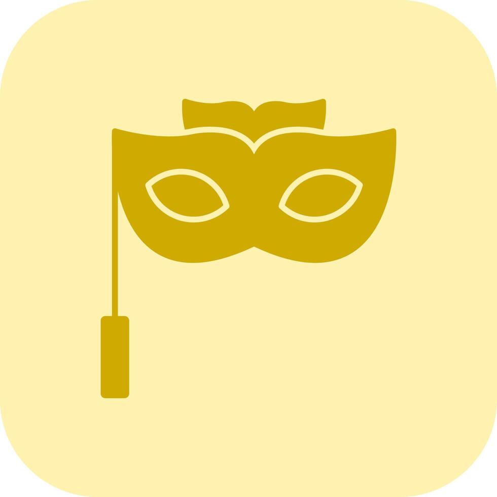 Eye mask Glyph Tritone Icon vector