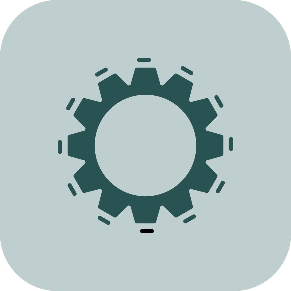 Setting Glyph Tritone Icon vector