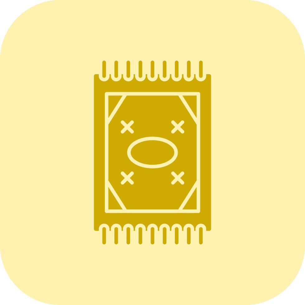 Carpet Glyph Tritone Icon vector