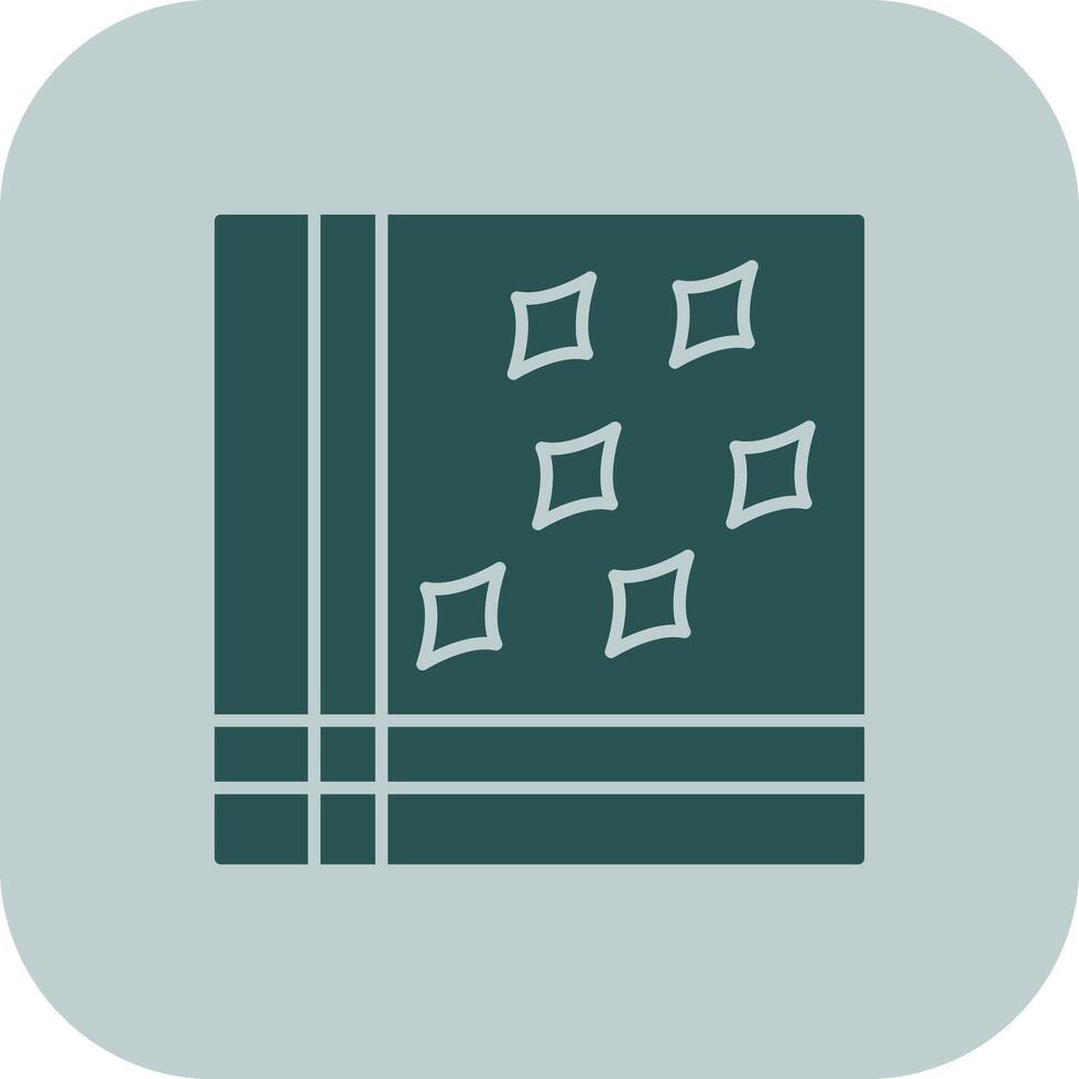 Handkerchief Glyph Tritone Icon vector