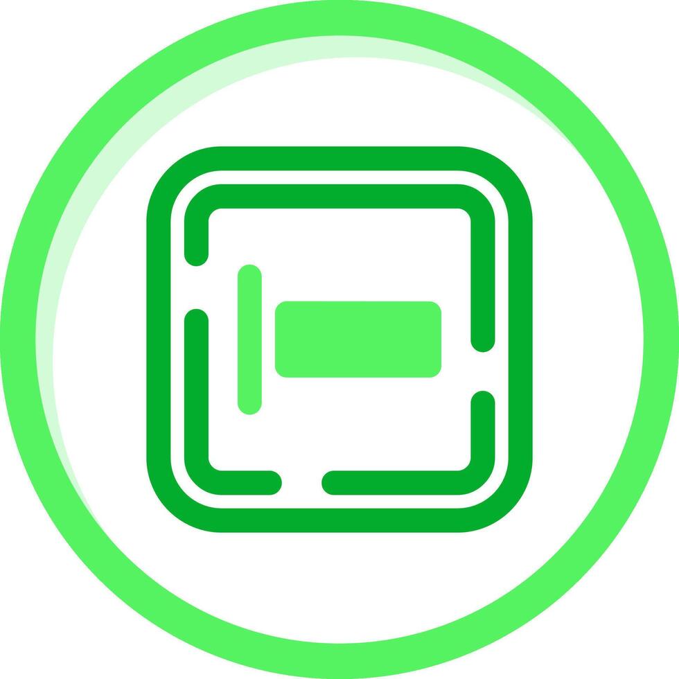 Right align Green mix Icon vector