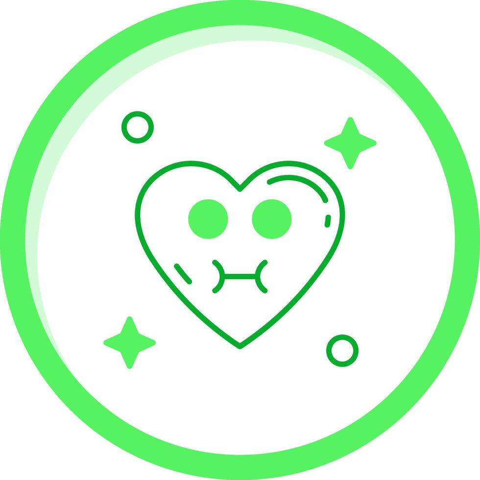 Sickness Green mix Icon vector