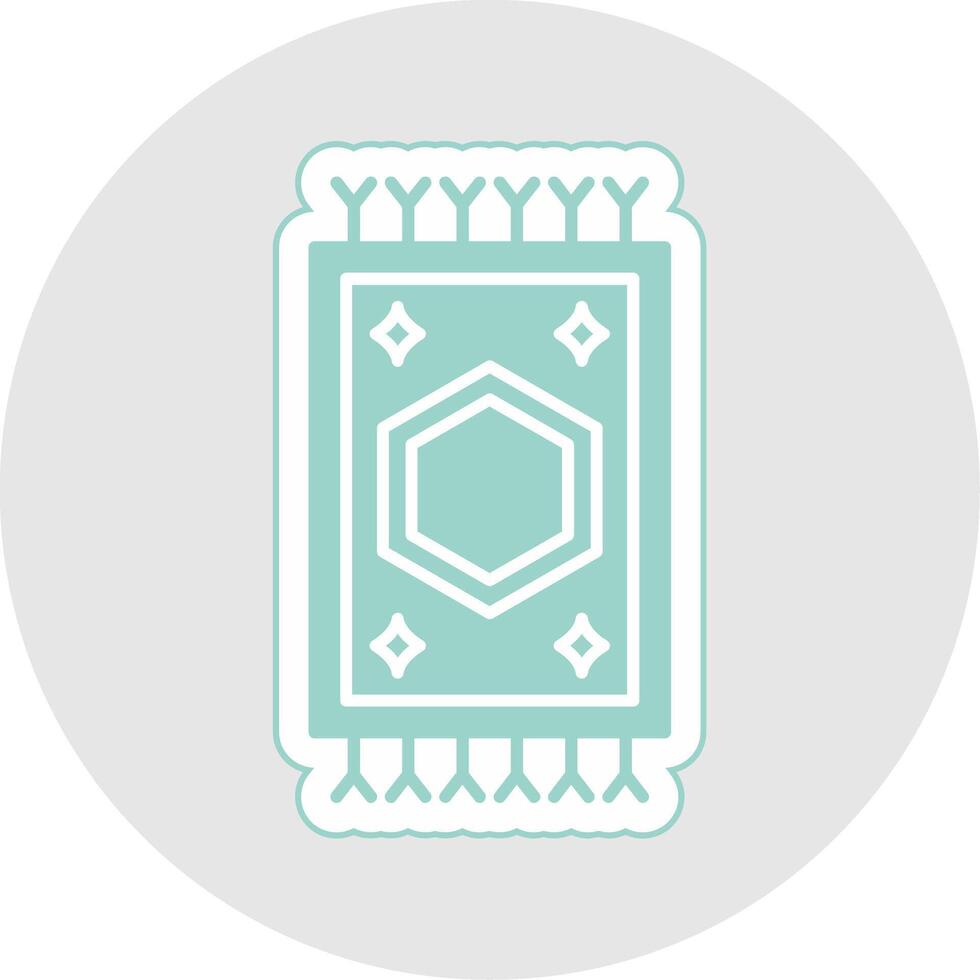 Carpet Glyph Multicolor Sticker Icon vector