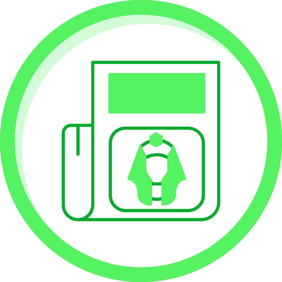 Publication Green mix Icon vector