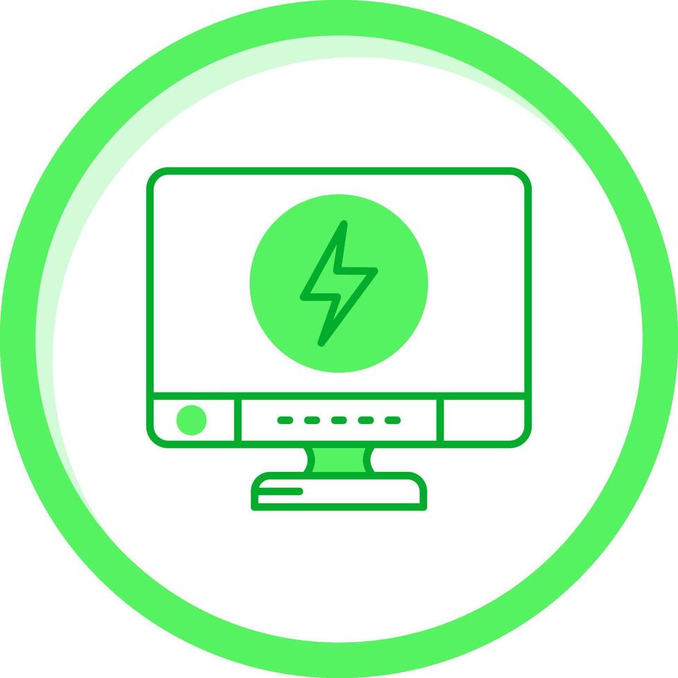 Energy Green mix Icon vector