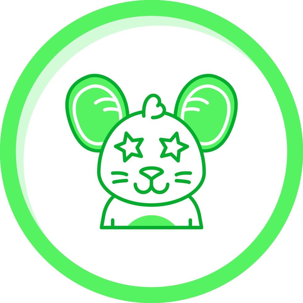 famoso verde mezcla icono vector