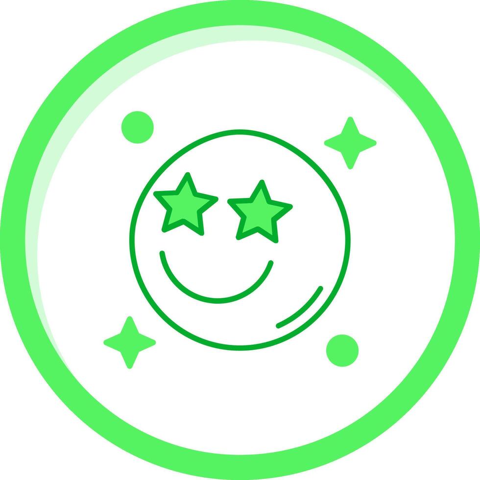 famoso verde mezcla icono vector