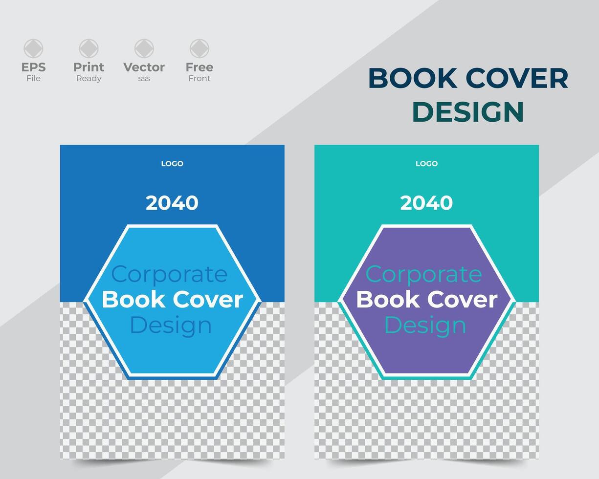 vector moderno libro cubrir diseño y empresa anual reporte