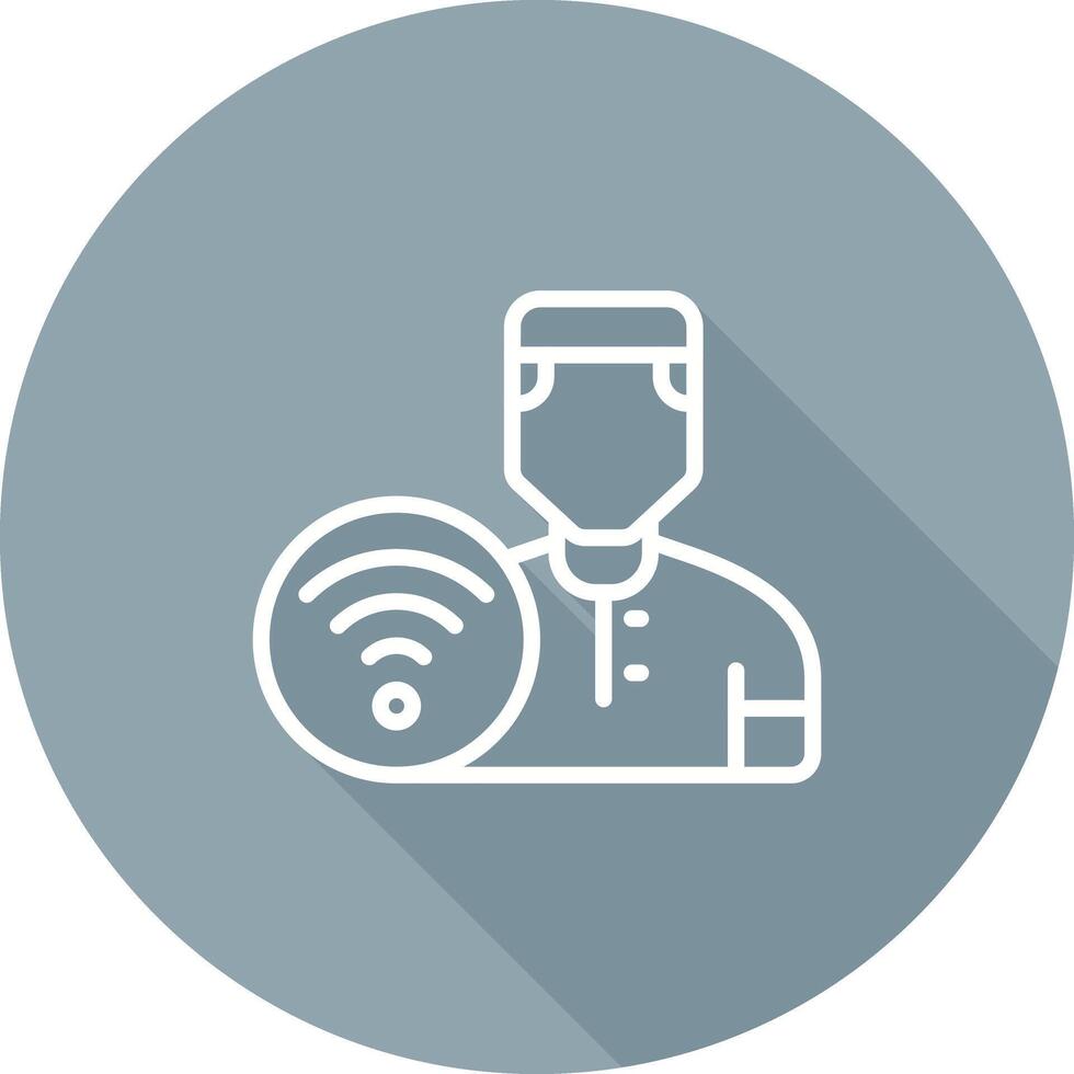 Wifi User Vector Icon