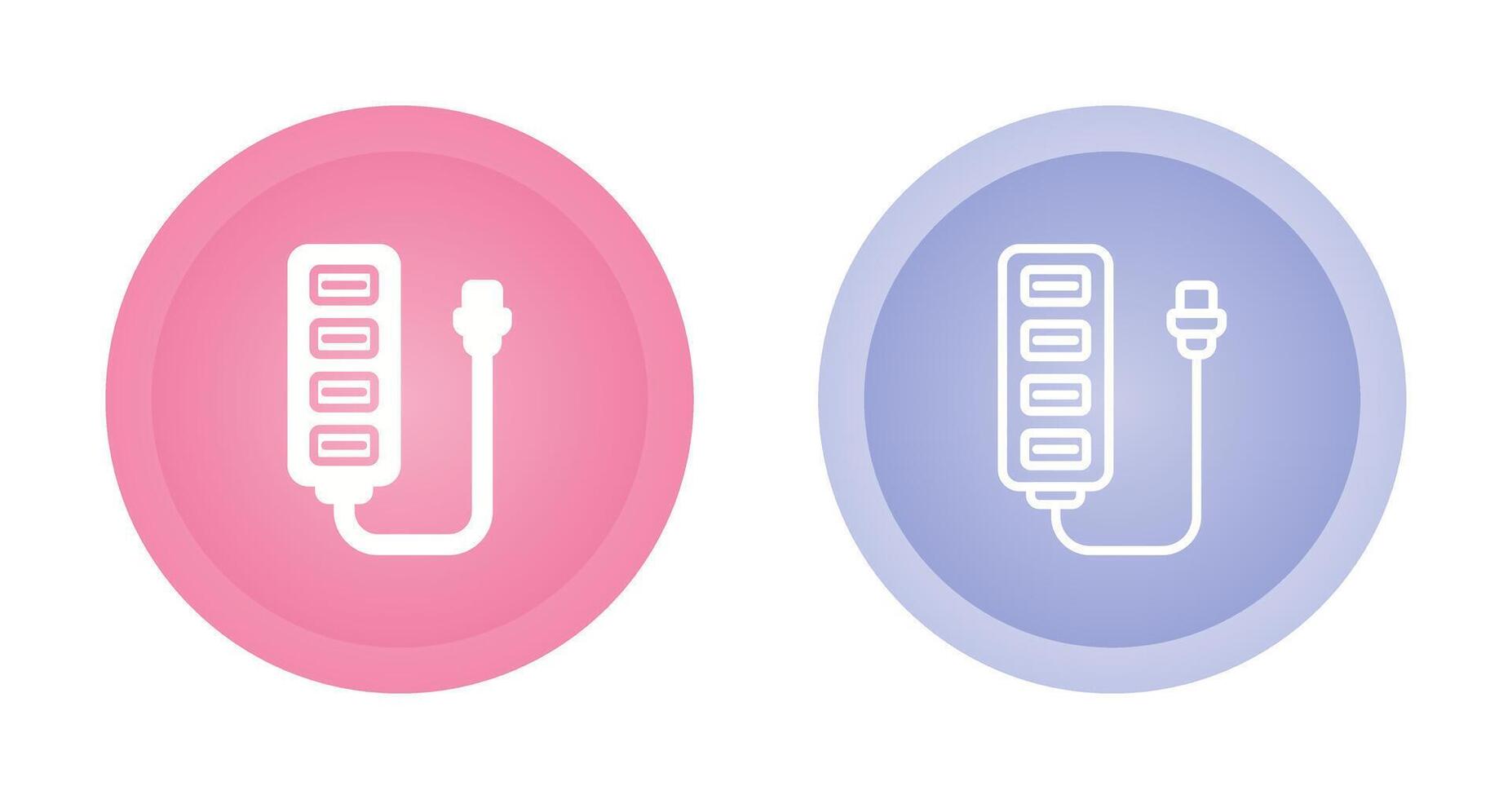 USB Hub Vector Icon