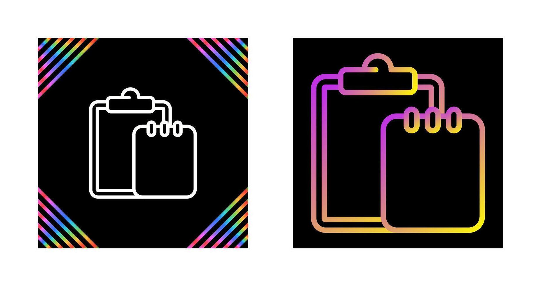 Task list with writing pad Vector Icon