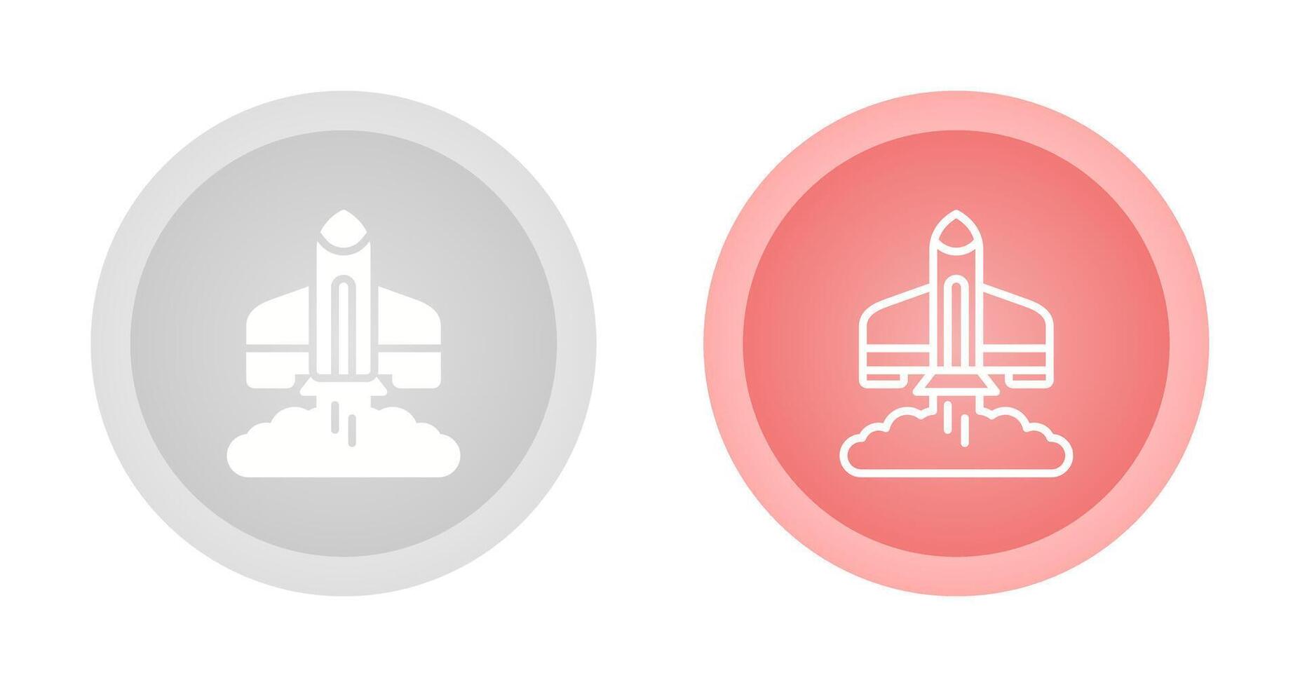 Rocket Launch Vector Icon