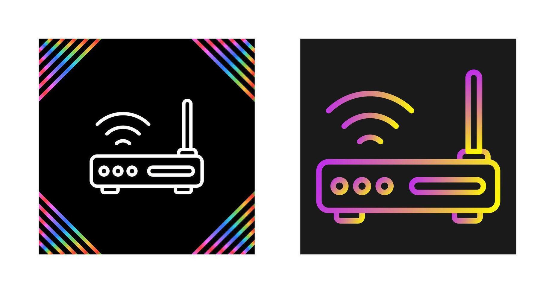 Wi-Fi Router Vector Icon