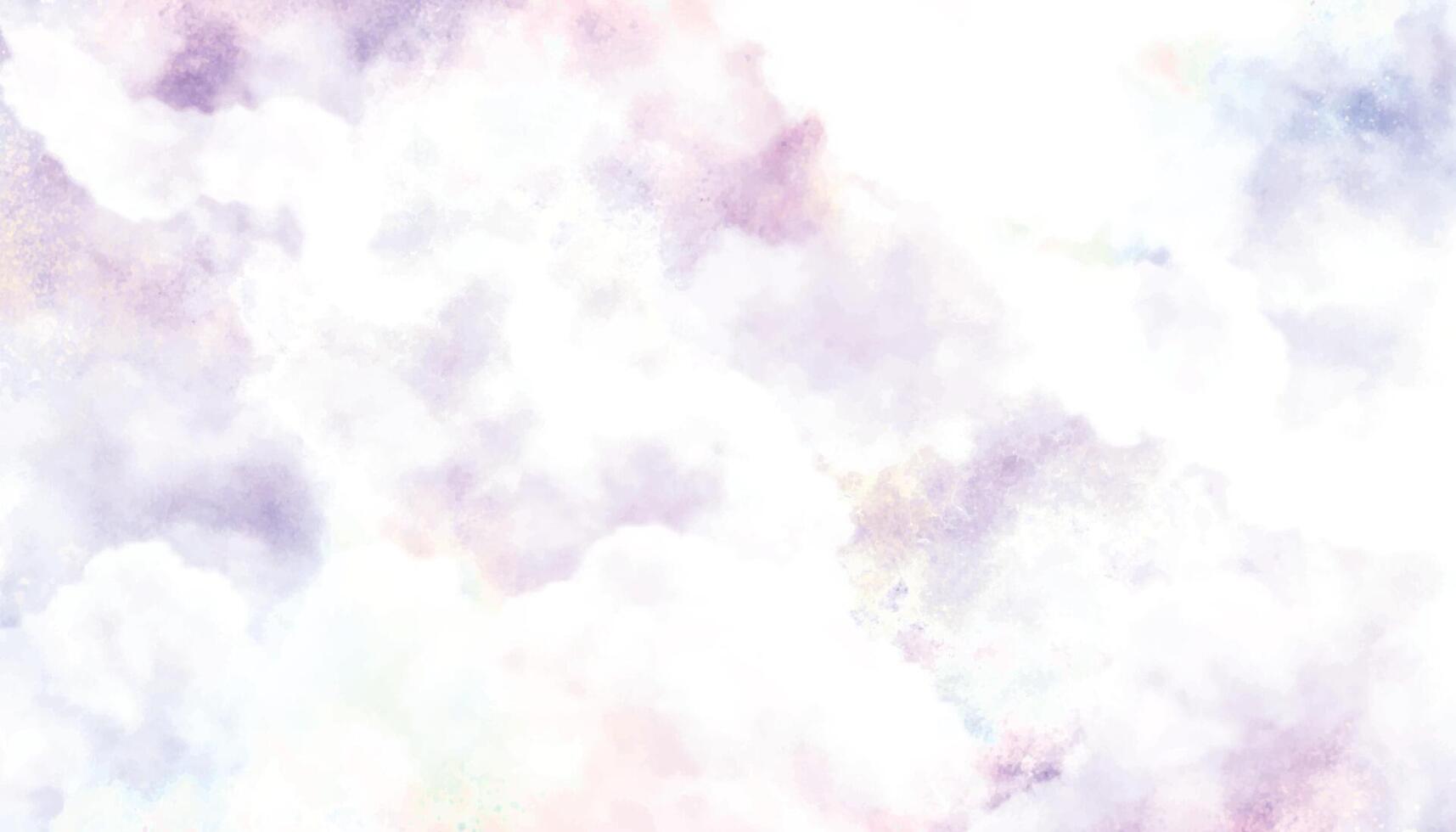 Abstract colorful watercolor background with clouds. Modern white grunge background. Colorful soft light multicolor painting background vector