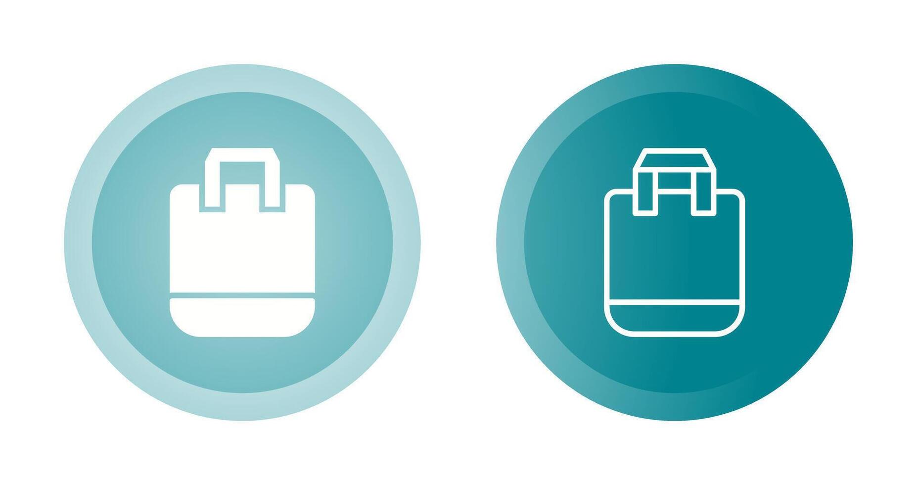 Reusable shopping bag Vector Icon